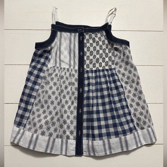 Pilcro Tops - Pilcro Patch Work Tank Top